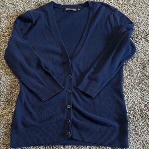 Deep Blue Cardigan